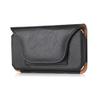 Faux Leather Belt Clip Holster Pouch Case for Samsung Galaxy S25 S24 S23 S22 S21 S10e iPhone 17 16e 15 14 13 12 iPhone Xs 11 Pro iPhone SE Google Pixle 7a 5 4a 3 (Black) view 1