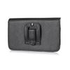 Faux Leather Belt Clip Holster Pouch Case for Samsung Galaxy S25 S24 S23 S22 S21 S10e iPhone 17 16e 15 14 13 12 iPhone Xs 11 Pro iPhone SE Google Pixle 7a 5 4a 3 (Black) view 2