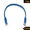 iMBAPrice 1' Cat5e Network Ethernet Patch Cable, 10 Pack, Blue (IMBA-CAT5-01BL-10PK) view 2