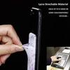 2Pack Marble Adhesive Phone Pocket,Cell Phone Stick On Card Wallet Sleeve,Credit Cards/ID Card Holder(Double Secure) with Sticker for Back of iPhone,Android and All Smartphones-Black&Purple Marble view 3