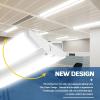AntLux 4FT LED Wraparound Light Fixture 50W Ultra Slim LED Shop Lights for Garage, Eye Care, 5500 Lumens, 4000K Neutral White, 4 Foot Flush Mount Office Ceiling Wrap Light for Workshop Kitchen Laundry view 2