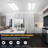 AntLux 4FT LED Wraparound Light Fixture 50W Ultra Slim LED Shop Lights for Garage, Eye Care, 5500 Lumens, 4000K Neutral White, 4 Foot Flush Mount Office Ceiling Wrap Light for Workshop Kitchen Laundry view 4