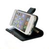 Prodigee Walletgee+ iPH5-WLG+-STRBLK Elegant Folio Wallet Case Compatible with iPhone 5/5s Stripe Black view 3