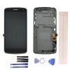 JayTong LCD Display & Replacement Touch Screen Digitizer Assembly with Free Tools for L-G K5 X220 X220MB X220DS Black with Frame view 1