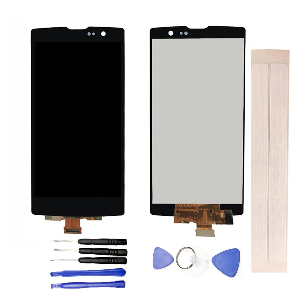 JayTong LCD Display & Replacement Touch Screen Digitizer Assembly with Free Tools for L-G Spirit LTE H440 H442 H443 H420 H445 C70 Black