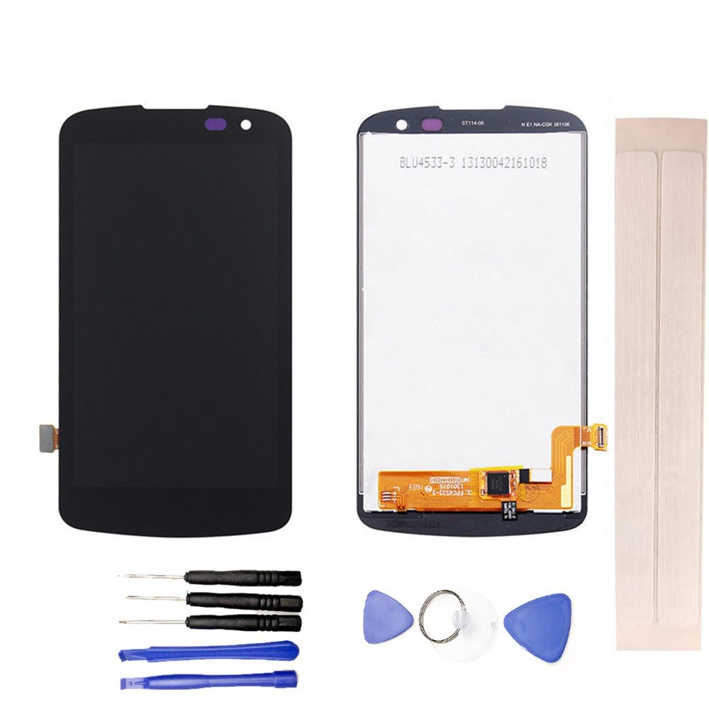 JayTong LCD Display & Replacement Touch Screen Digitizer Assembly with Free Tools for L-G K3 2016 K120 K100 LS450 Black