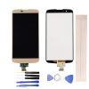 JayTong LCD Display & Replacement Touch Screen Digitizer Assembly with Free Tools for L-G K10 K410 K420 K430 Gold view 1