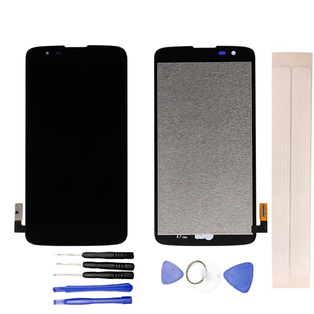 JayTong LCD Display & Replacement Touch Screen Digitizer Assembly with Free Tools for L-G Tribute 5 K7 MS330 LS675 Black