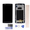 JayTong LCD Display & Replacement Touch Screen Digitizer Assembly with Free Tools for L-G G4 H818 H818P VS999 Dual SIM Black with Frame view 1