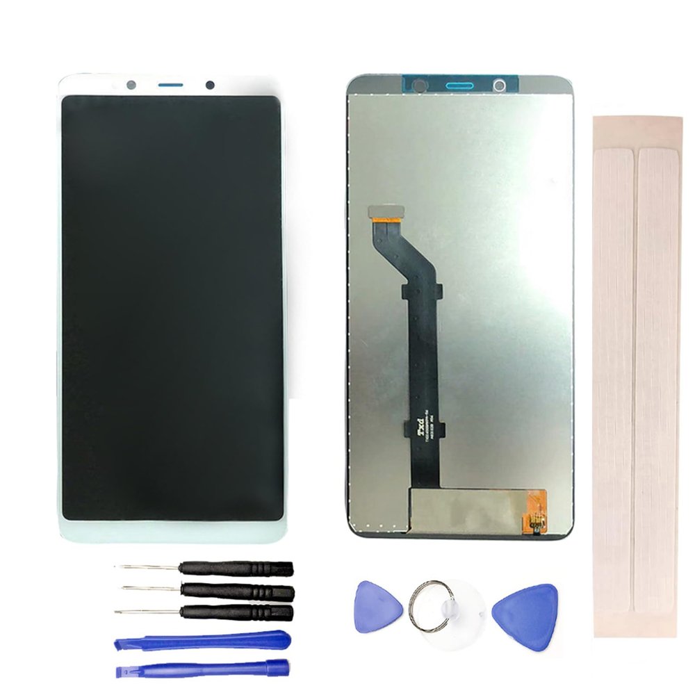 JayTong LCD Display & Replacement Touch Screen Digitizer Assembly with Free Tools for No-kia 8.1 TA-1131/7.1 Plus / X7 White