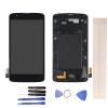 JayTong LCD Display & Replacement Touch Screen Digitizer Assembly with Free Tools for L-G Tribute 5 K7 MS330 LS675 Black with Frame view 1