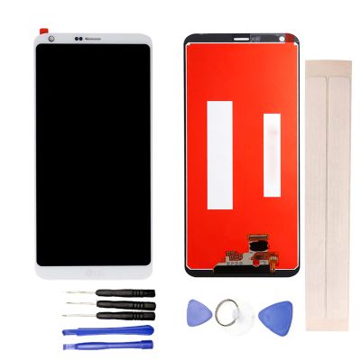 JayTong LCD Display & Replacement Touch Screen Digitizer Assembly with Free Tools for L-G G6 H870 H871 H872 G600 VS988 White
