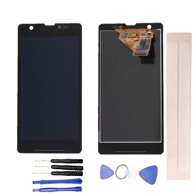 JayTong LCD Display & Replacement Touch Screen Digitizer Assembly with Free Tools for Xpe-ria ZR M36h M36 C5502 C5503 Black