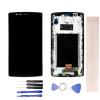 JayTong LCD Display & Replacement Touch Screen Digitizer Assembly with Free Tools for L-G G4 H810 H811 H815 Single SIM Black with Frame view 1