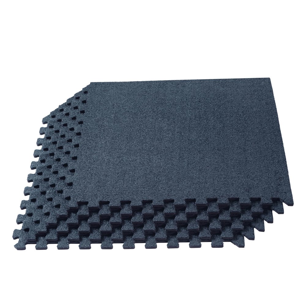 We Sell Mats 3/8 Inch Thick Interlocking Foam Carpet Tiles Durable Carpet Squares Anti Fatigue Support for Home Office or Classroom Use, 24 in x 24 in, Charcoal Gray (CRT-10M)