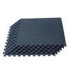 We Sell Mats 3/8 Inch Thick Interlocking Foam Carpet Tiles Durable Carpet Squares Anti Fatigue Support for Home Office or Classroom Use, 24 in x 24 in, Charcoal Gray (CRT-10M) view 1