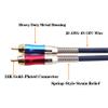 Disino Dual 1/4 inch TS to Dual RCA Stereo Audio Interconnect Cable Patch Cable Cords -9.8 ft view 4
