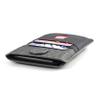 Dockem Luxe Wallet Sleeve 2.0 for iPhone 11 Pro Max (6.5), XS Max, 8 Plus, 7 Plus: Twill Canvas Style Synthetic Leather Card Case: Ultra Slim Pouch Cover with 4 Card Holder Slots (Black/Grey) view 4