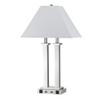 60w X 2 Metal Desk Lamp with 2 USB and 2 Power Outlets, On Off Rocker Base Switch view 2