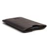 Dockem Executive Sleeve for iPhones 6.1 and 6.3 inch: Slightly Padded Premium Faux Leather w/Microfiber Lining: Slim Slip-on Case [Dark Brown] view 1