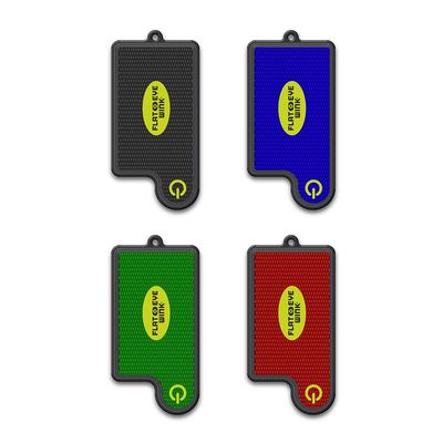 FLATEYE WINK Mini LED Flashlight - Lightweight, Super Small, Super Bright, Keychain Style Flashlight (4 Pack)