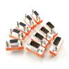 CablesOnline DB9 Null Modem Male to Female Slimline Data Transfer Adapter/Gender Changer, (10-Pack) (AD-N04M-10) view 1