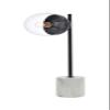 Living District Eclipse 1 Light Black Table Lamp with Clear Glass view 1
