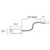 WAC Lighting HR-3LED-R20 Aether LED 3.5in Remodel Recessed Housing, Aluminum view 2