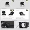 WAC Lighting HR-3LED-R20 Aether LED 3.5in Remodel Recessed Housing, Aluminum view 4