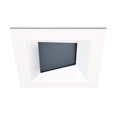 WAC Lighting R3CSWT-WT Oculux Architectural 3.5" LED Square Wall Wash Trim, White