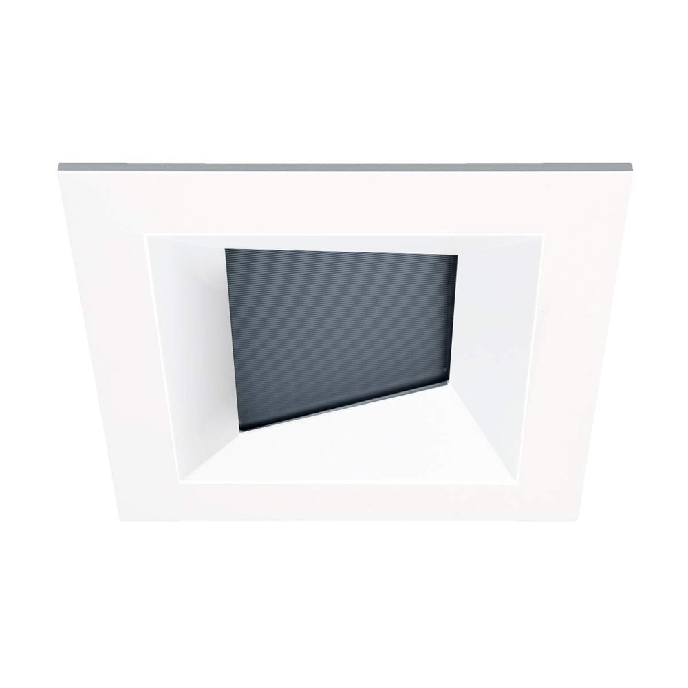 WAC Lighting R3CSWT-WT Oculux Architectural 3.5" LED Square Wall Wash Trim, White