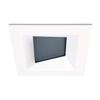 WAC Lighting R3CSWT-WT Oculux Architectural 3.5" LED Square Wall Wash Trim, White view 1
