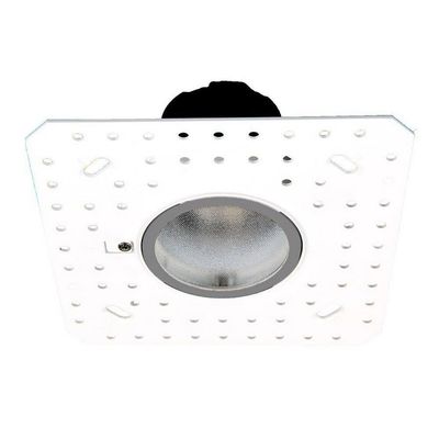 WAC Lighting R2ARWL-A927-HZ Aether 2in Round Wall Wash Invisible Light Engine Trim & LED, Asymmetrical Beam, Haze