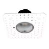 WAC Lighting R2ARWL-A927-HZ Aether 2in Round Wall Wash Invisible Light Engine Trim & LED, Asymmetrical Beam, Haze view 1