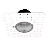 WAC Lighting R2ARWL-A927-HZ Aether 2in Round Wall Wash Invisible Light Engine Trim & LED, Asymmetrical Beam, Haze view 2