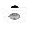 WAC Lighting R2ARWL-A927-HZ Aether 2in Round Wall Wash Invisible Light Engine Trim & LED, Asymmetrical Beam, Haze view 4