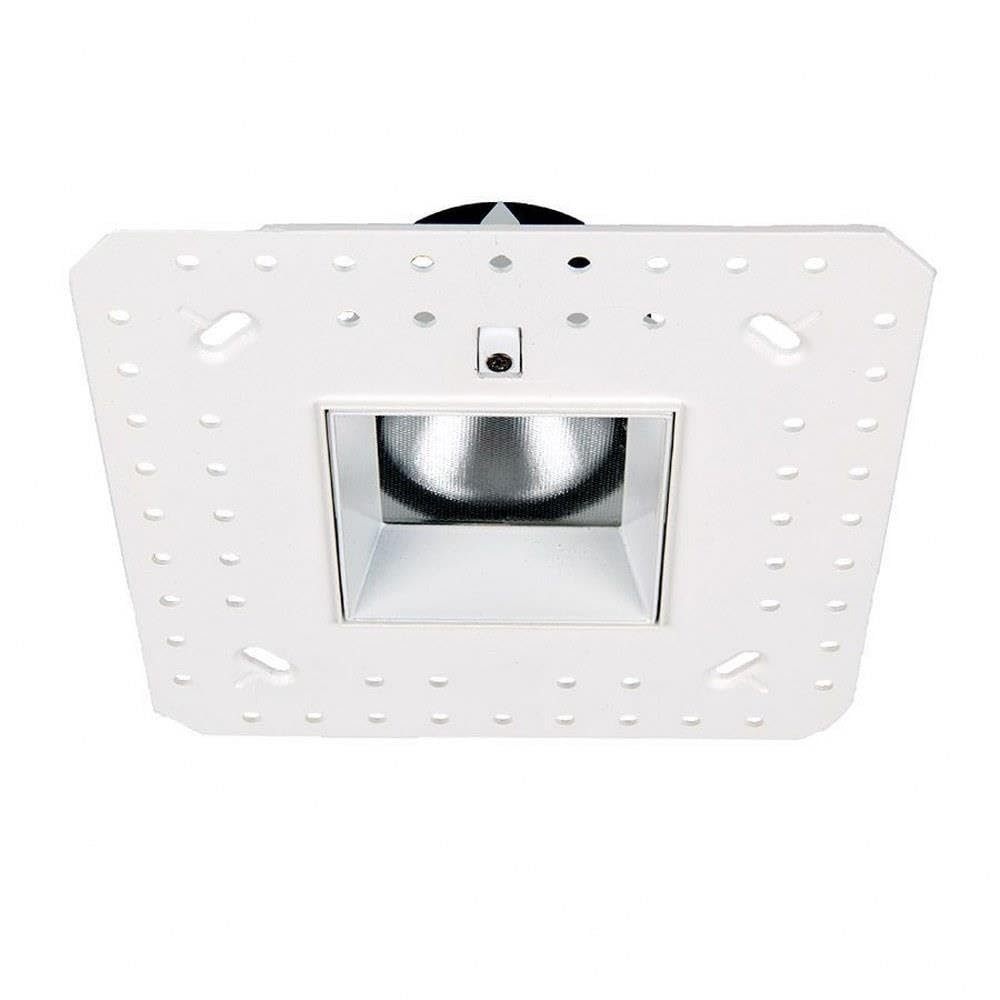 WAC Lighting R2ASDL-S840-WT Aether 2in Square Invisible Light Engine Trim & LED, Spot Beam-17 Degrees, White