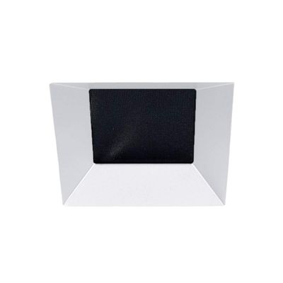 WAC Lighting R3CSDL-WT Oculux Architectural 3.5" LED Square Open Reflector Invisible Trim, White