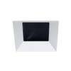 WAC Lighting R3CSDL-WT Oculux Architectural 3.5" LED Square Open Reflector Invisible Trim, White view 1