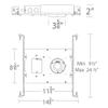 WAC Lighting HR-2LED-H13A Aether LED 2in New Construction IC Rated Airtight Recessed Housing, Standard view 4