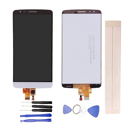 JayTong LCD Display & Replacement Touch Screen Digitizer Assembly with Free Tools for L-G G3 Stylus D690 D690N D693 D693N White