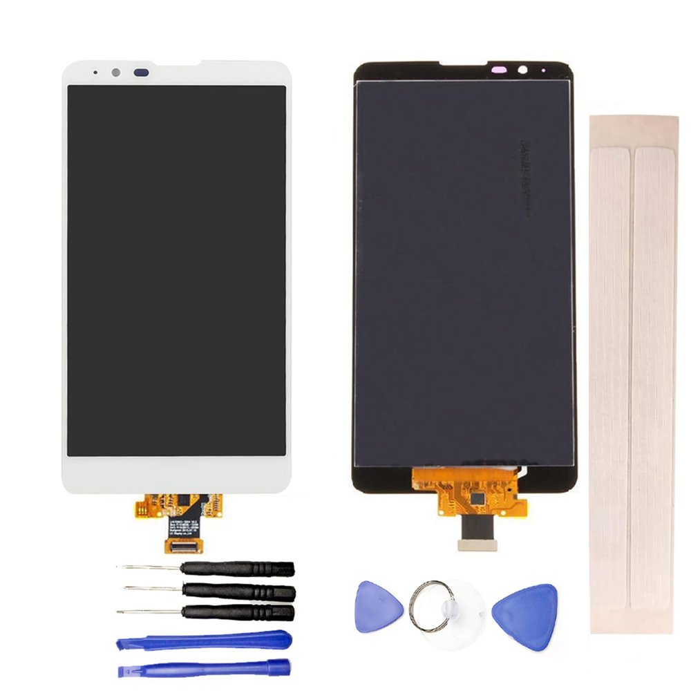 JayTong LCD Display & Replacement Touch Screen Digitizer Assembly with Free Tools for L-G Stylo 2 / Stylus 2 LS775 K520 K540 F720L White