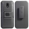 Nakedcellphone Rugged Combo for Samsung Galaxy J7 2018 Case - Black view 1