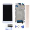 JayTong LCD Display & Replacement Touch Screen Digitizer Assembly with Free Tools for L-G G2 Mini D620 D618 D621 D625 White with Frame view 1