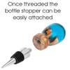Peachtree Woodworking Supply Bottle Turning Kit with 5 Classic Chrome Stoppers 19/64 inch Drill Bit 1 inch 8 tpi Chuck and Ratcheting Handle with 3/8 inch Tap view 4
