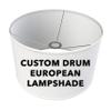 FenchelShades.com Fully Customizable Drum Lampshade with European-Style Attachment. Virtually Any Size or Color. Custom Made in USA. view 1