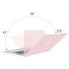 MOSISO Compatible with MacBook Air 13 inch Case (Models: A1369 & A1466, Older Version 2010-2017 Release), Protective Plastic Hard Shell Case & Keyboard Cover & Screen Protector, Rose Quartz view 4