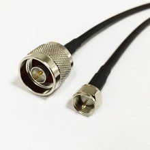 N Type Male Plug to F Type Male Pigtail Cable RG58 50cm New Ships Quickly from USA