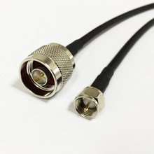 N Type Male Plug to F Type Male Pigtail Cable RG58 50cm New Ships Quickly from USA