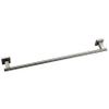 Premium Modern Single Towel Bar Rack w/Square Base (24 Inches)- Brushed Finish, Made from Stainless Steel, Water and Rust Proof, Wall Mounted, Easy to Install view 1
